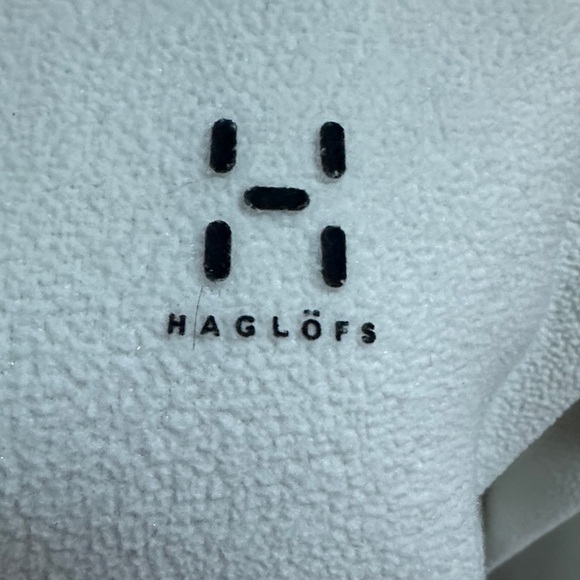 Haglöfs Women's White Fleece Polartec Zip Up Jacket  Medium - Picture 3 of 11